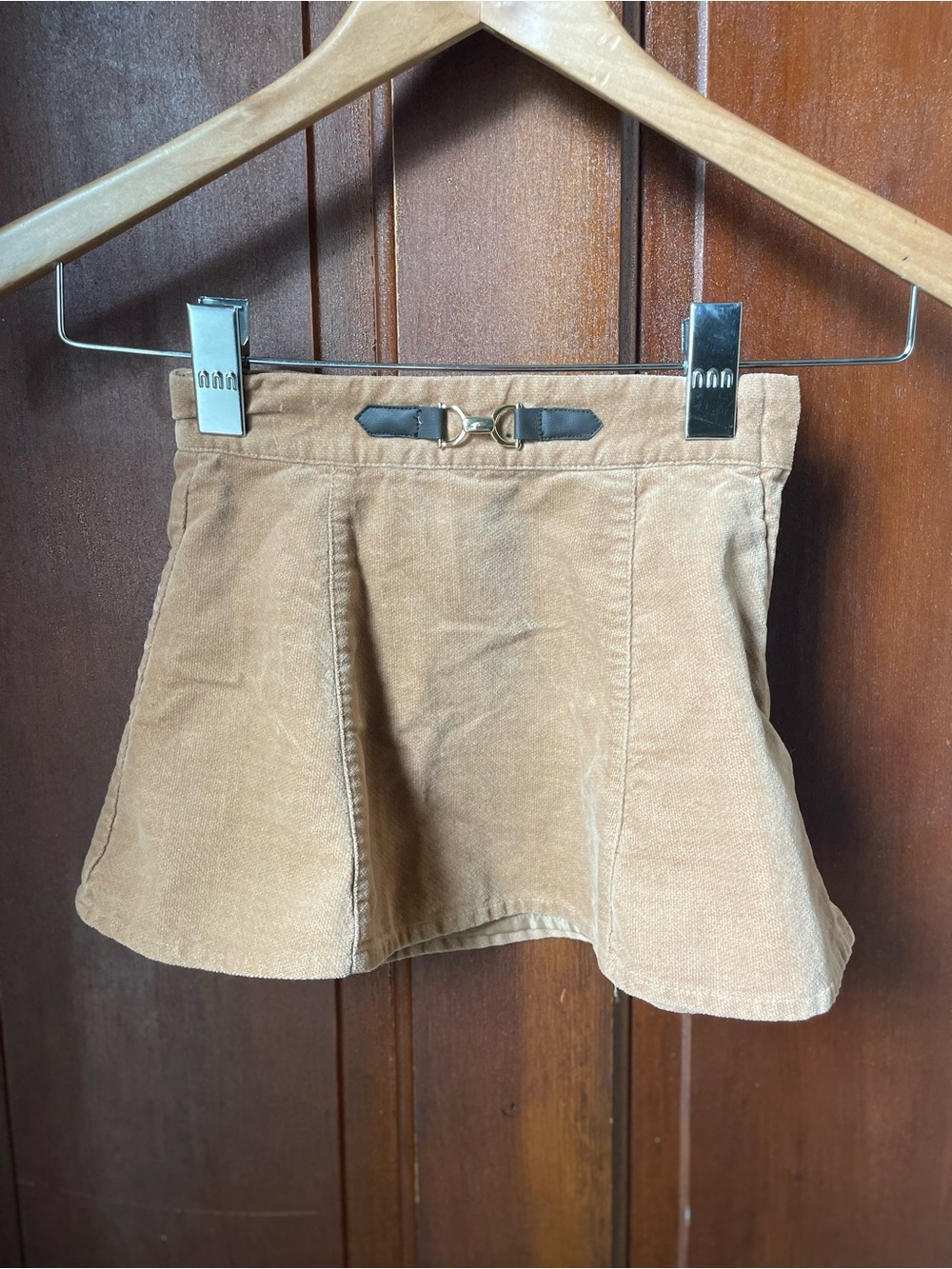 Janie and Jack girls size 2T brown skirt